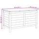 preview thumbnail 29 of 79, vidaXL Patio Storage Box with Lid for Outdoor Garden Furniture Solid Wood Fir