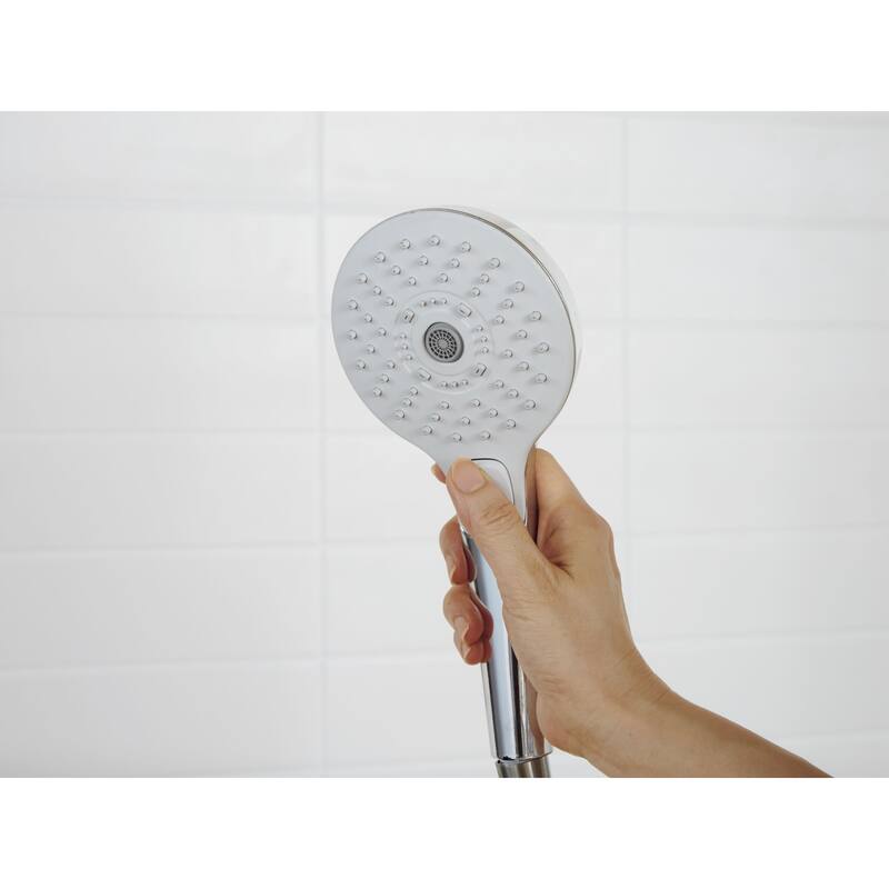 TOTO 1.75 GPM Square Multi Function Hand Shower with Active Wave, - Polished Chrome