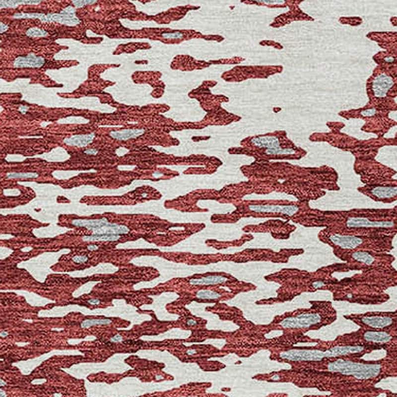 HomeRoots Abstract Transitional Rectangle Outdoor Rug
