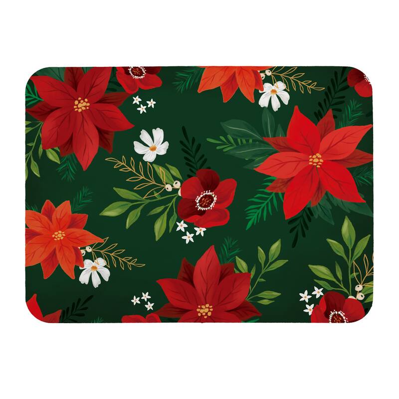 Holiday Flower with Leaf Drying Mat - 20" x 15"