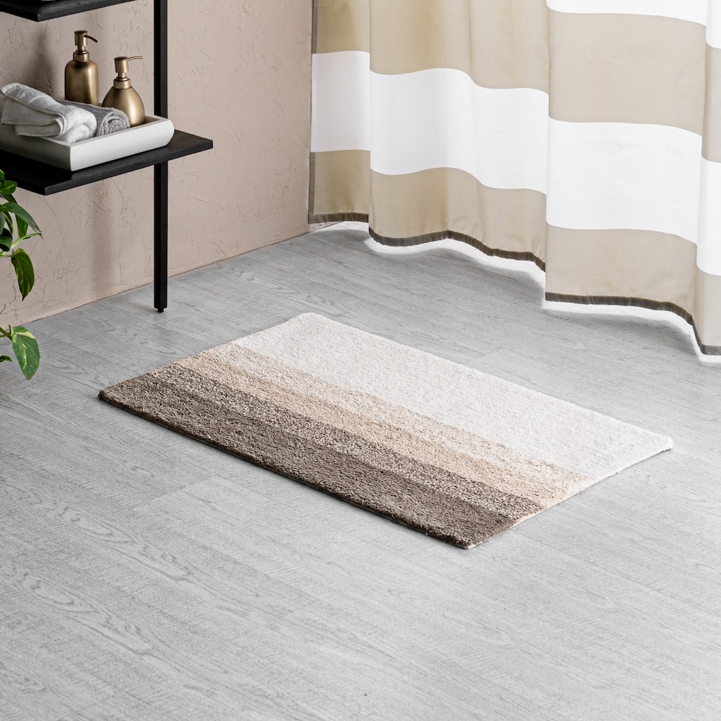 MH London Avebury Stripe Cotton Bath Mat
