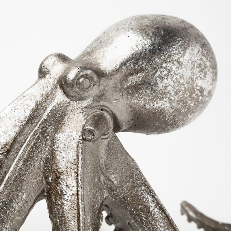Strafford Silver Resin Octopus Accent Piece