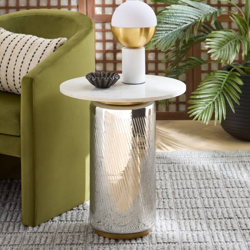 SAFAVIEH Home Kathony Side Table - 19"W x 19"D x 22"H
