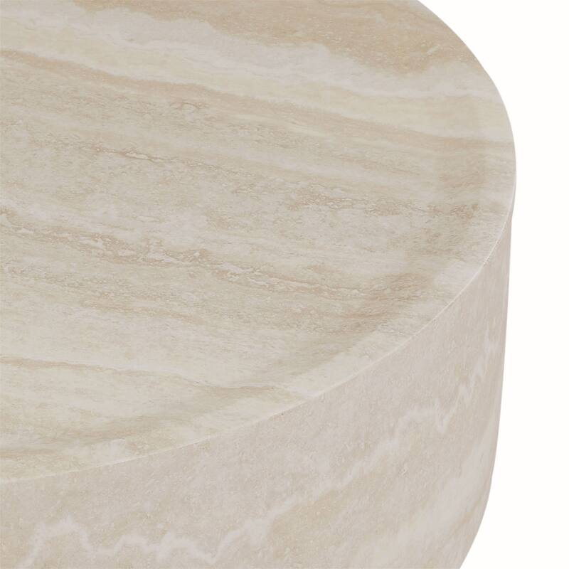 31.49'' Faux MARS Pattern Coffee Table