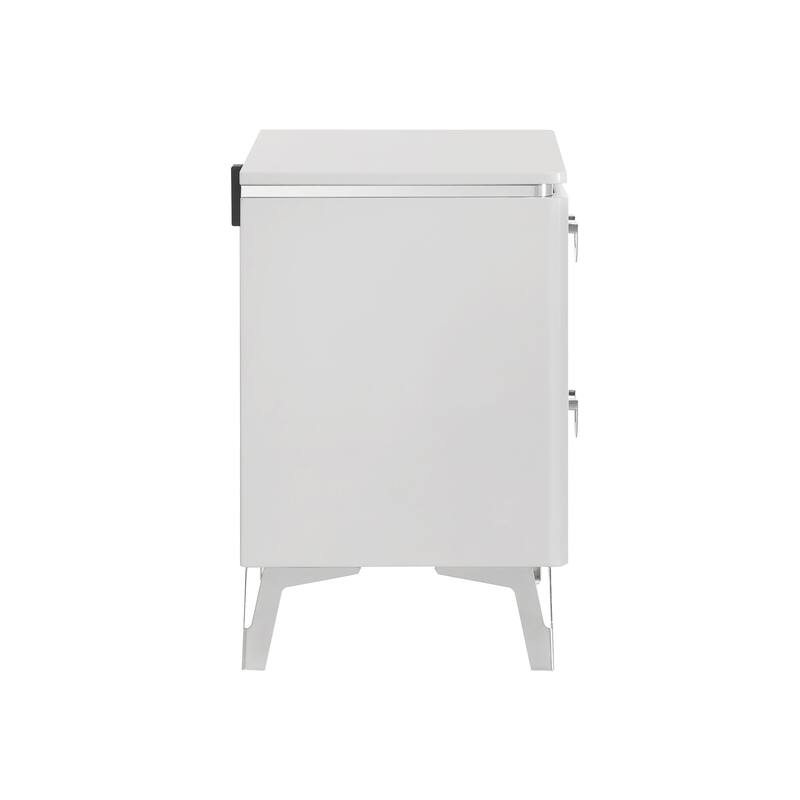 2-drawer Nightstand with Dual USB Port