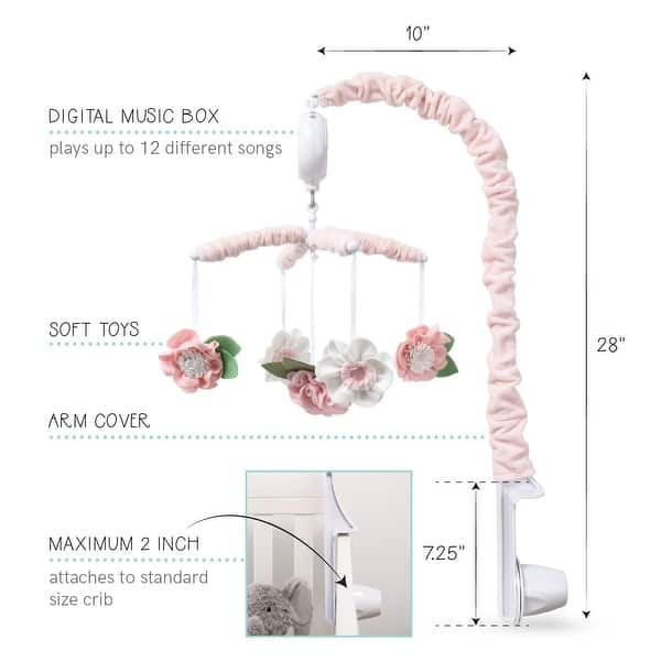 The Peanutshell Flowers Musical Mobile