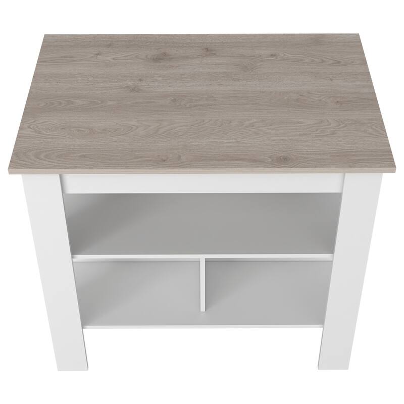 Kitchen Island Antibacterial Dozza, Three Shelves