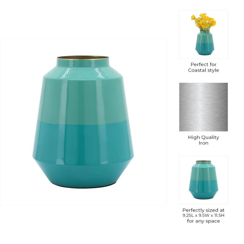 Sagebrook Home Metal Vessel Vase