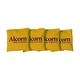 preview thumbnail 1 of 1, Alcorn State University Braves Yellow Cornhole Bags All-Weather Resin Filled