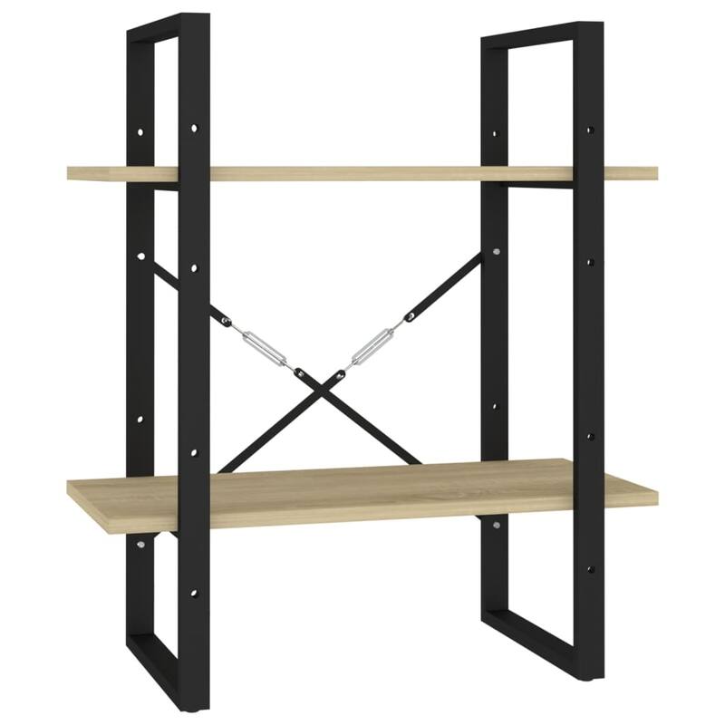vidaXL Bookshelf Book Cabinet Shelving Unit for Living Room Engineered Wood