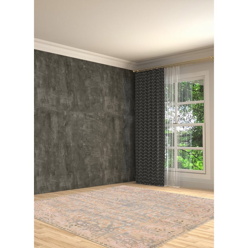 ECARPETGALLERY Hand-knotted Heritage Grey Silk, Wool Rug - 8'0 x 9'9