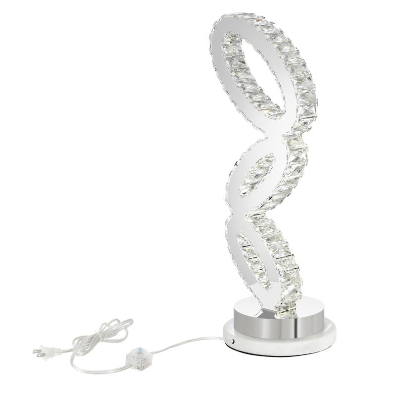 Balanced LED Table Lamp With Chrome Finish