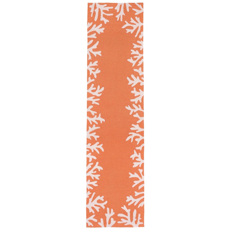 Liora Manne Capri Coral Border Indoor/Outdoor Rug
