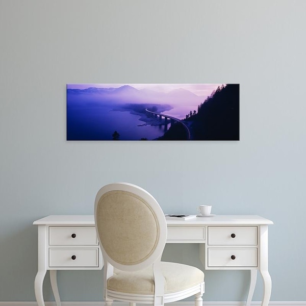 Easy Art Prints Panoramic Images's 'Twilight road Germany' Premium Canvas Art
