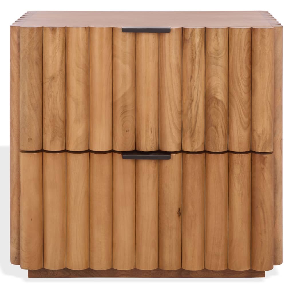 SAFAVIEH Couture Renata Fluted Wood Nightstand
