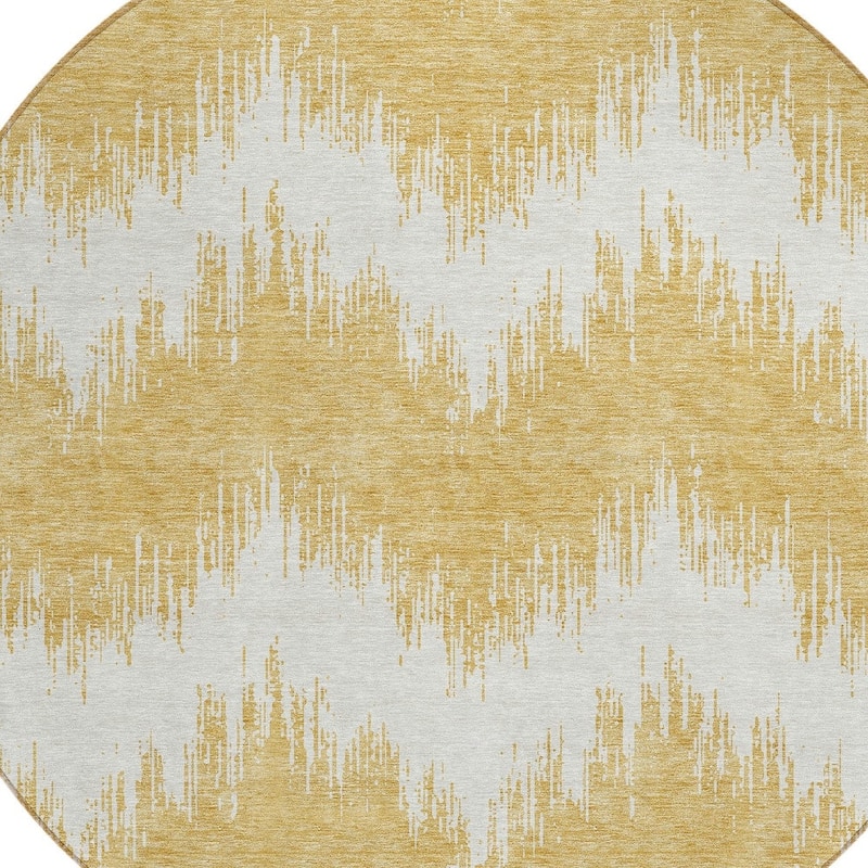 HomeRoots Chevron Transitional Rectangle Outdoor Rug