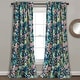 preview thumbnail 31 of 52, Lush Decor Dolores Light Filtering Floral Bird Print Curtain Pair Panels