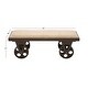 preview thumbnail 17 of 16, Brown MDF Industrial Bench - 47 x 16 x 17