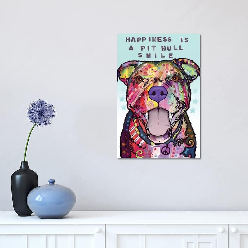 iCanvas "Smile" by Dean Russo Canvas Print - 18x12x1.5