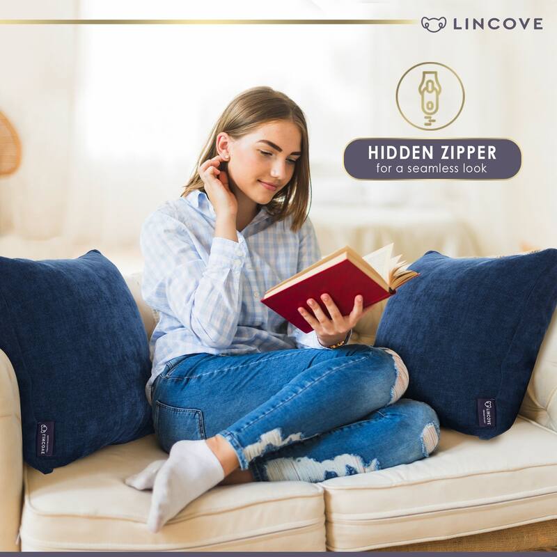 Lincove Accent Pillow Cover with Insert – Premium Quality, Soft Elegant Finish