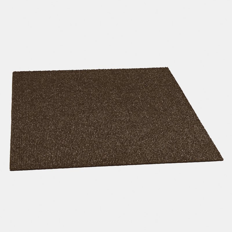 Foss Floors Cord Extreme 18"x18" Peel and Stick Indoor/Outdoor Carpet Tiles 10/box