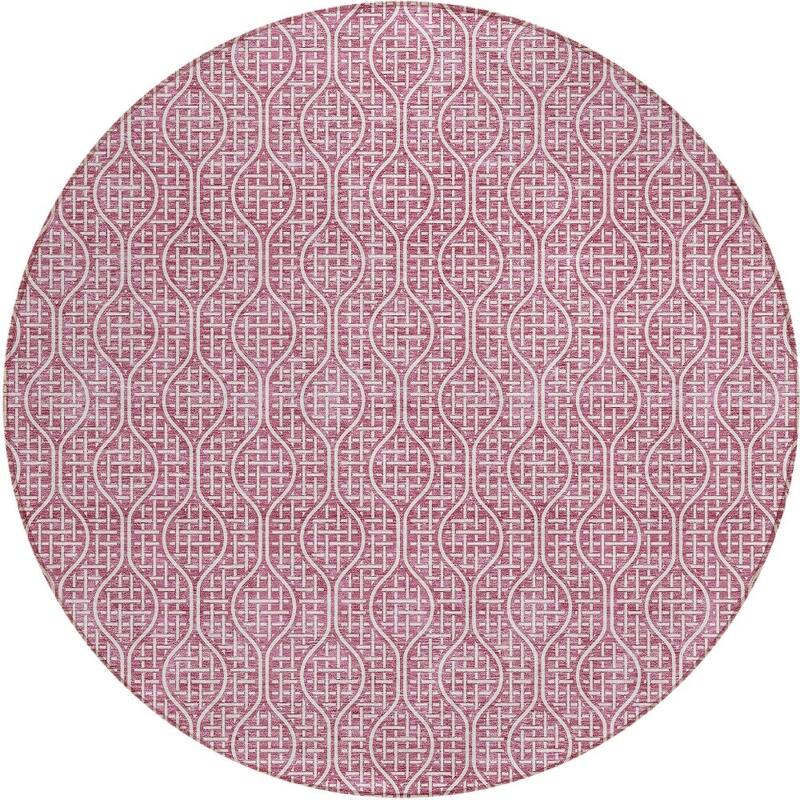 HomeRoots Geometric Transitional Rectangle Outdoor Rug