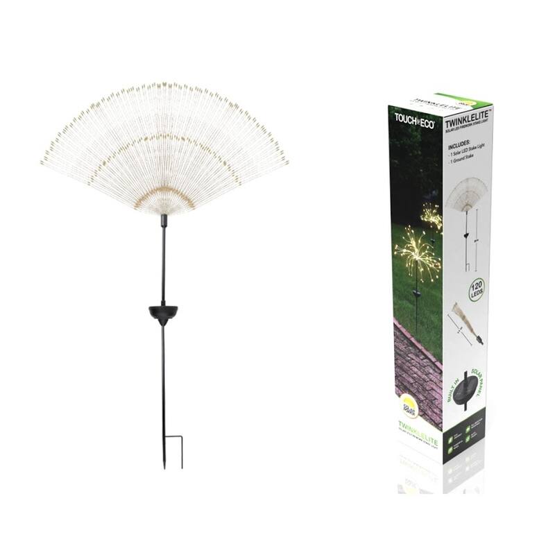 Solar LED Firework-Sparkler Garden Outdoor Christmas Holiday Stake Light - 1 Pack