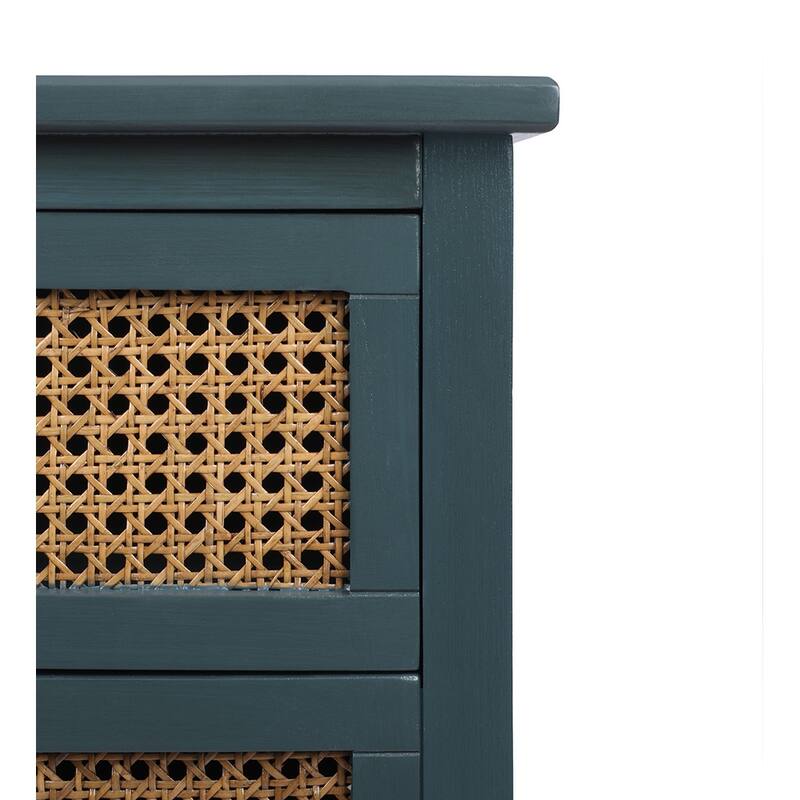 2-Drawer Nightstand Bed Side Table with Storage Cabinet End Table shelf Wood Side Table