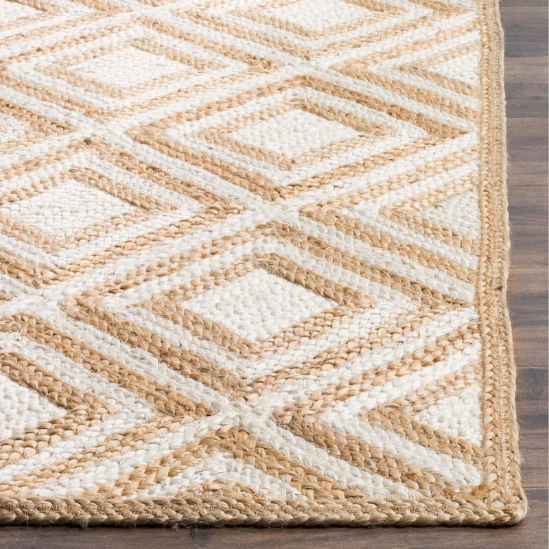 SAFAVIEH Handmade Cape Cod Alzira Coastal Jute Rug