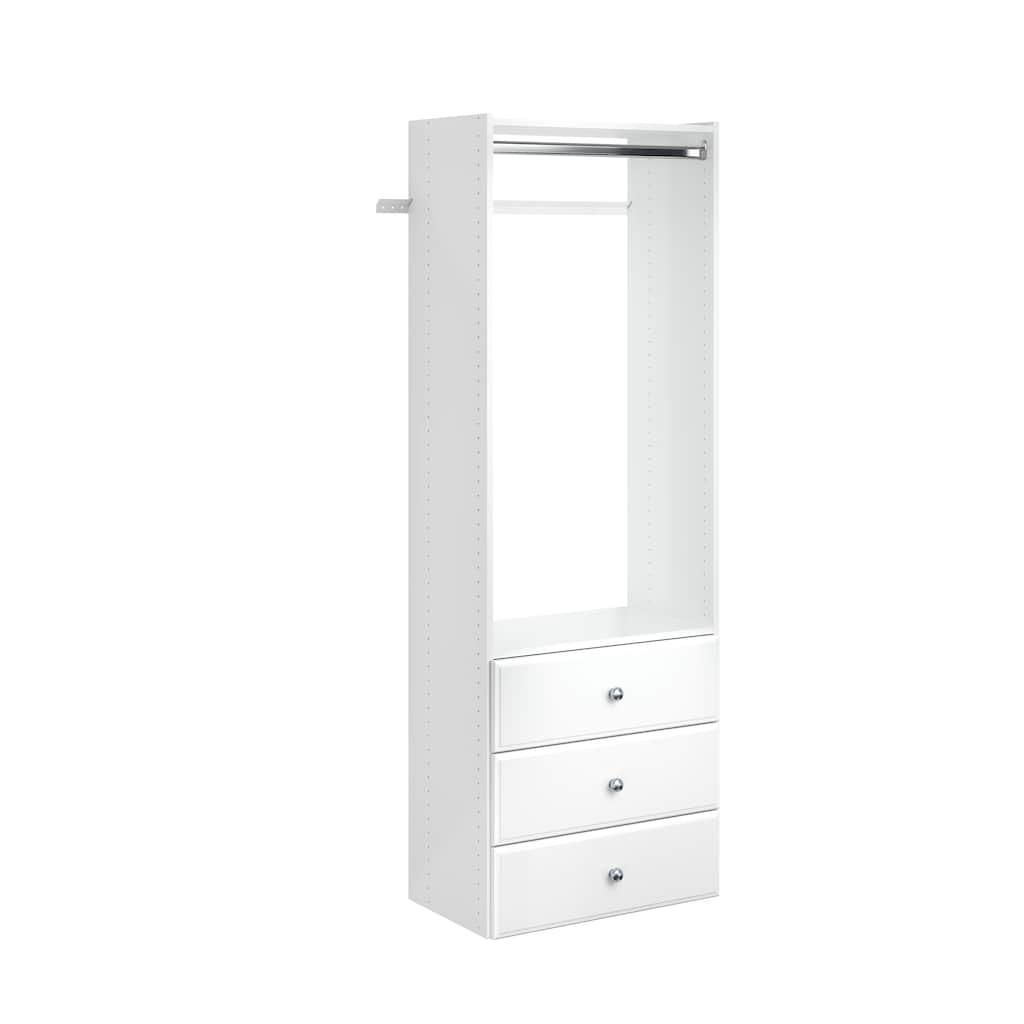 Easy Track Elite Laminate Closet Tower Kit