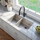 preview thumbnail 3 of 13, KRAUS Standart PRO Stainless Steel 33 in 40/60 Undermount Kitchen Sink
