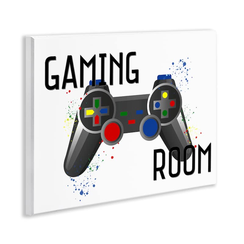 Stupell Gaming Room Modern Controller Wall Plaque Art Design By Kim Allen