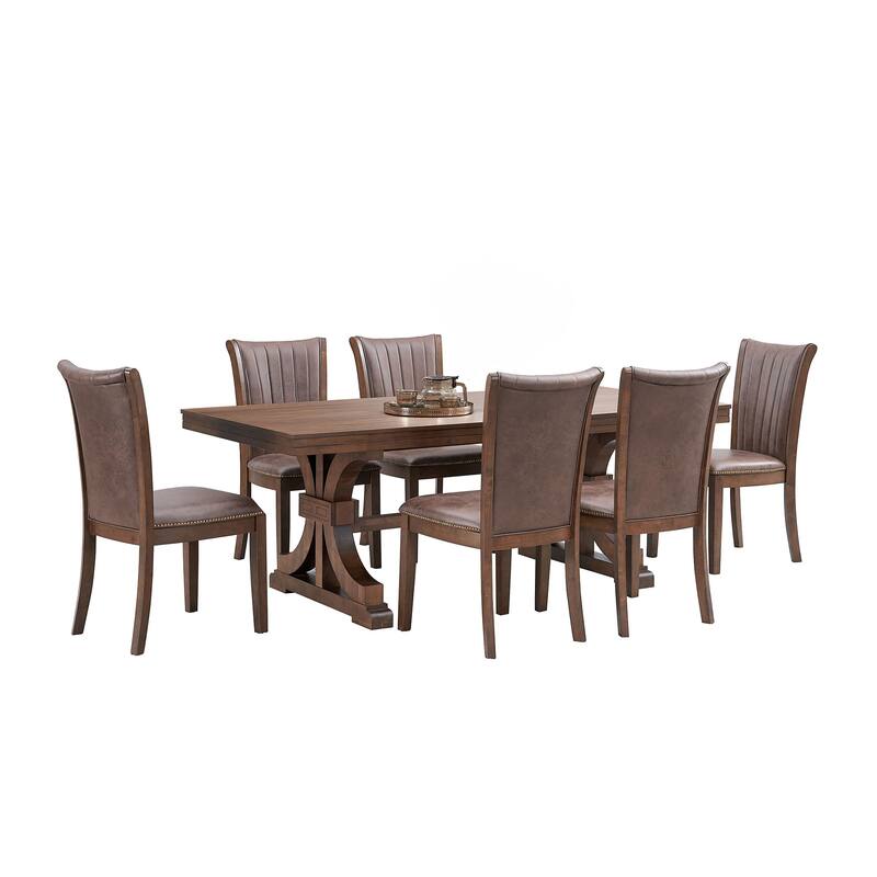 Wooden Dining Chairs Set of 2
