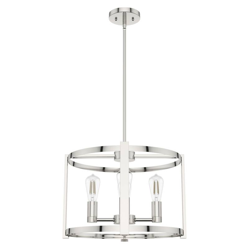 Hunter Astwood 18" 4-Light Chandelier, Caged, Kitchen Island, Dining Room, Entry - Transitional, Art-Deco, Contemporary