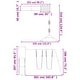 preview thumbnail 12 of 21, vidaXL Swing Set Outdoor Backyard Wooden Playground Equipment for Kids Age 3-8