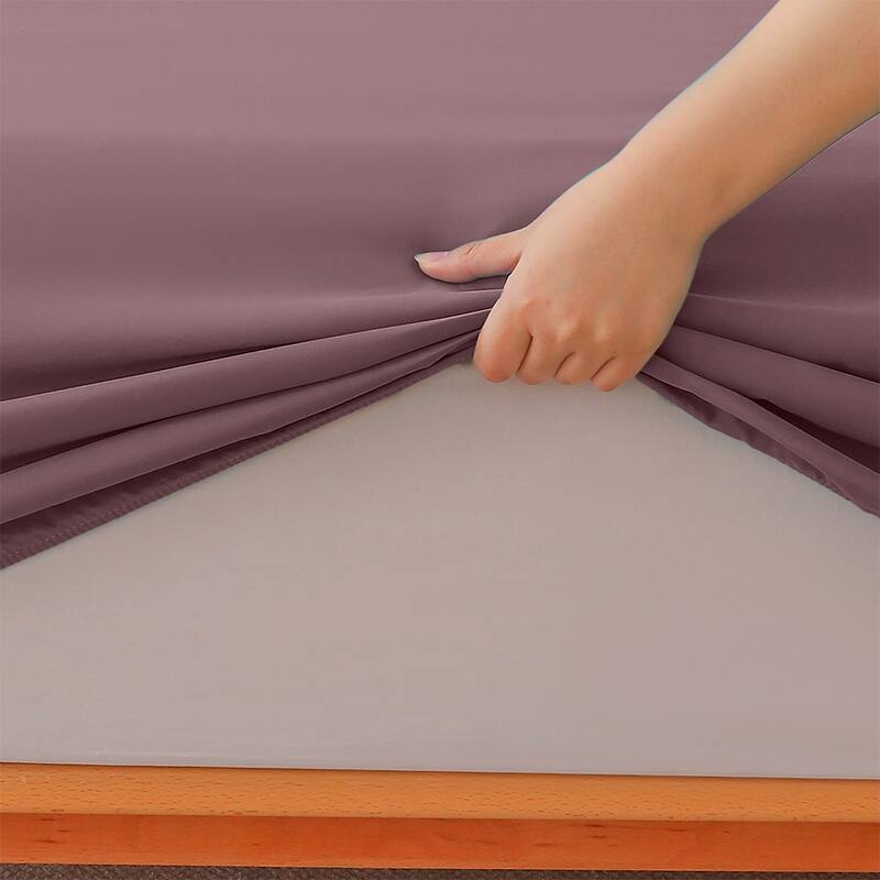Shatex Soft Skin-Friendly 4-Piece Deep pocket Bed Sheet Set
