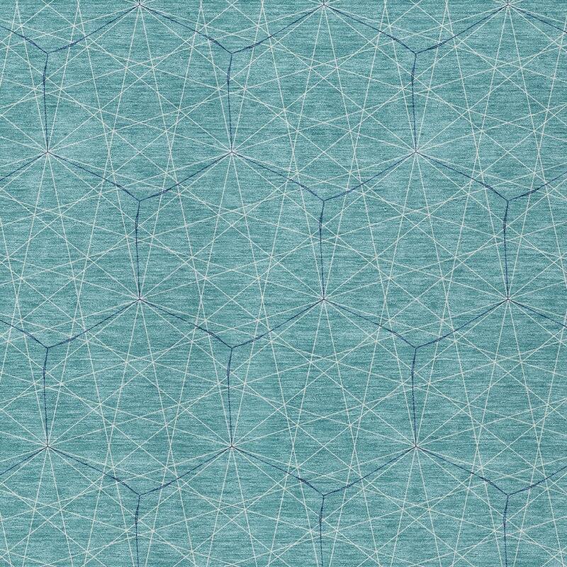 HomeRoots Geometric Transitional Rectangle Outdoor Rug