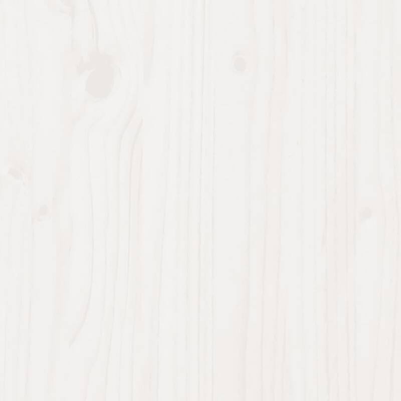 vidaXL Potting Table White Solid pine wood Medium Potting Table - 19.7 x 32.5 x 43.1 in