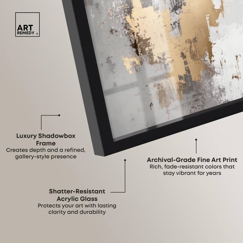Ghostly Glimmer I Shadowbox by Art Remedy