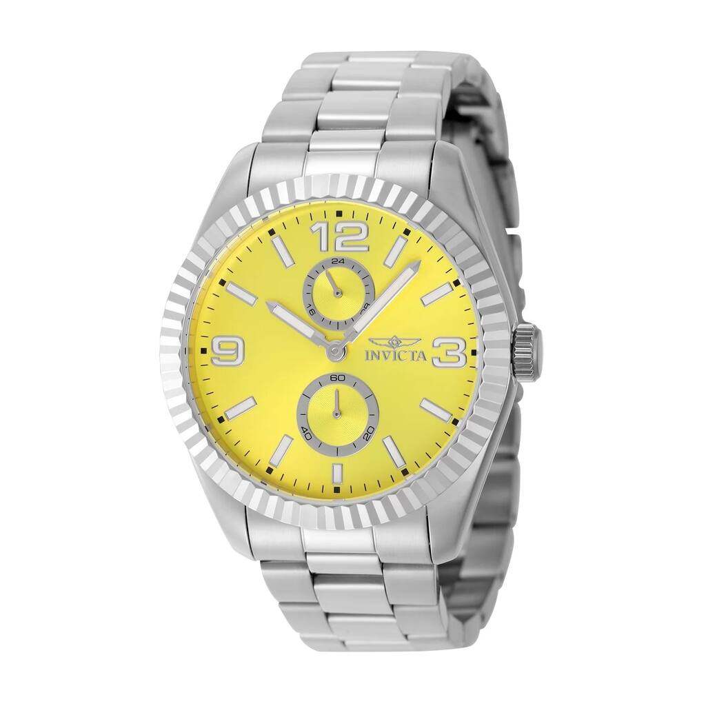 Invicta Men's 49528 Specialty Quartz VD77 Yellow Dial Watch