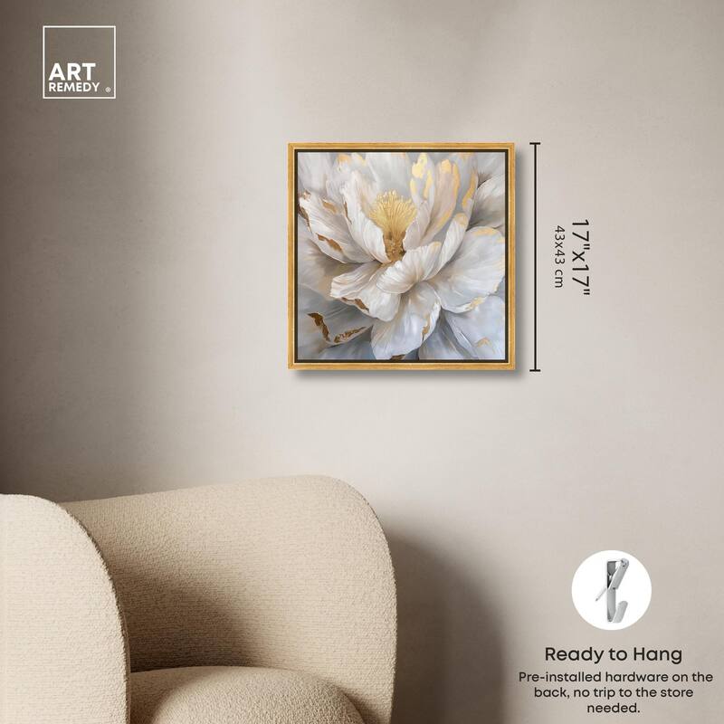 Golden Veins of Grace Canvas by Art Remedy