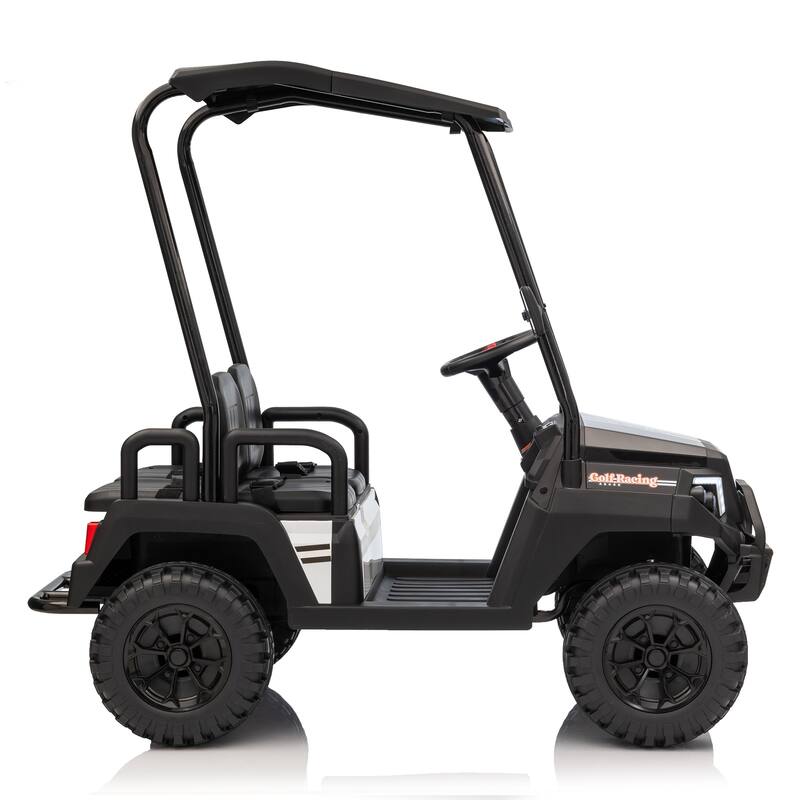 24V Xl Kids Electric Ride-On Truck W/Rc - Spacious 20in Wide Seat, Removable Sunshade, Dual-Motor Drive,Recommended Age: 3-8