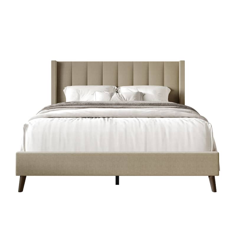 Clayfell Cranston Upholstered Panel Bed