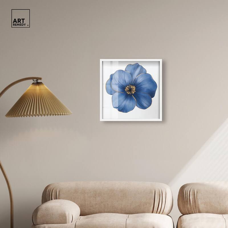 Blue Brilliance II Shadowbox by Art Remedy