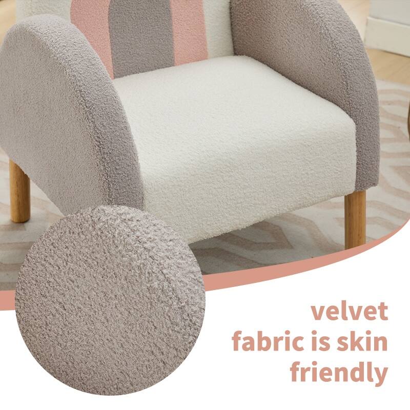 Toddler Chair with Rainbow Design