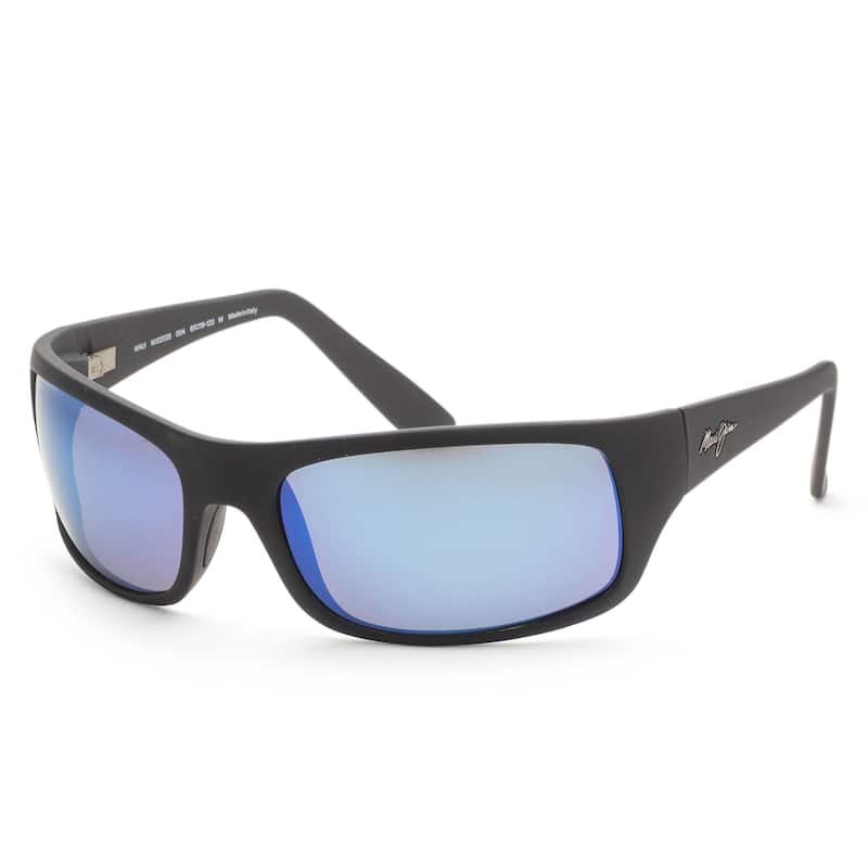 Maui Jim Men's Kanaio Coast 61 mm Black Sunglasses MJ0766S-002