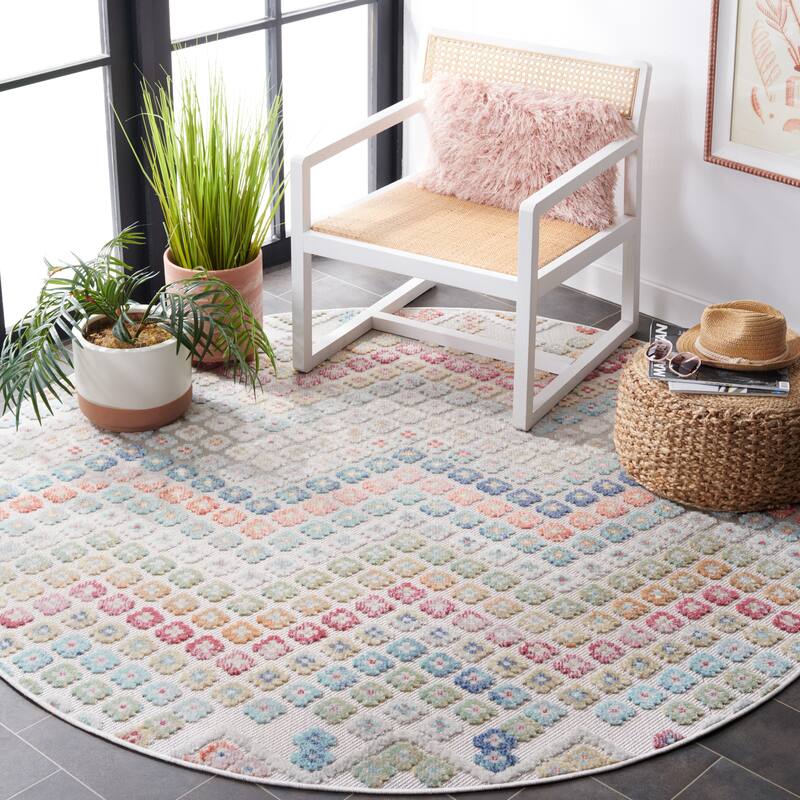 SAFAVIEH Cabana Dadey Indoor/ Outdoor Boho Chevron Rug