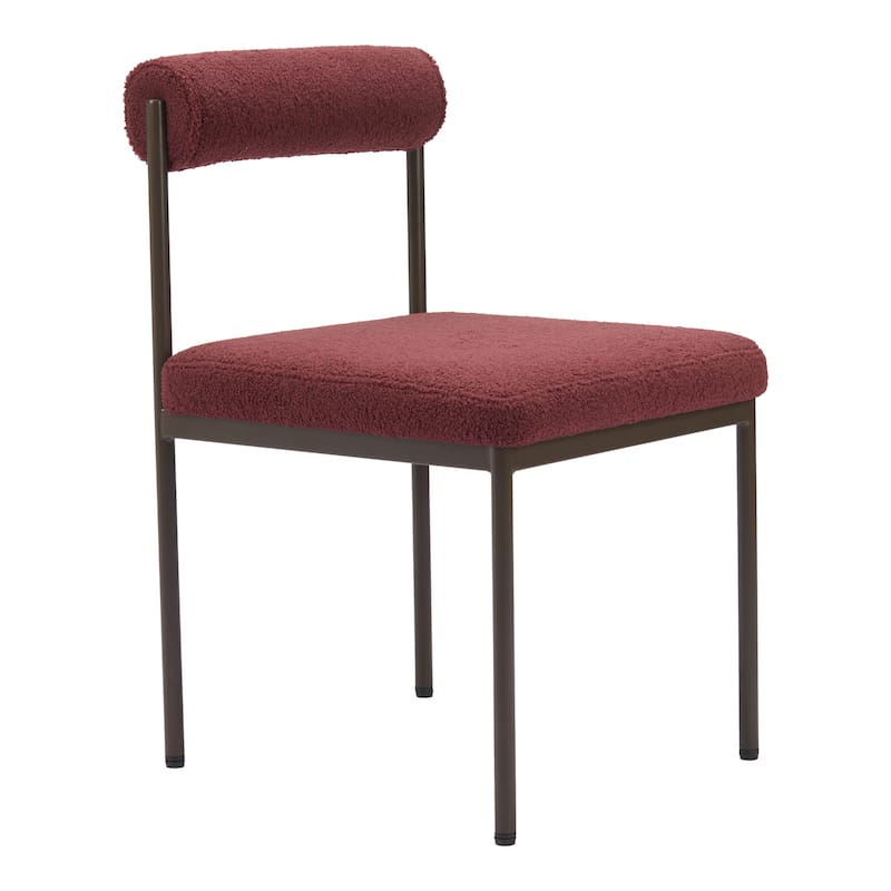 Livorno Dining Chair Red & Bronze - Red/Bronze