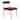 Livorno Dining Chair Red & Bronze