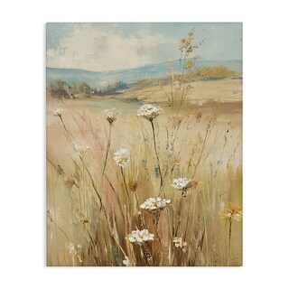 Stupell Natural Lush Hillside Blooms Canvas Wall Art Design By Svetlana ...